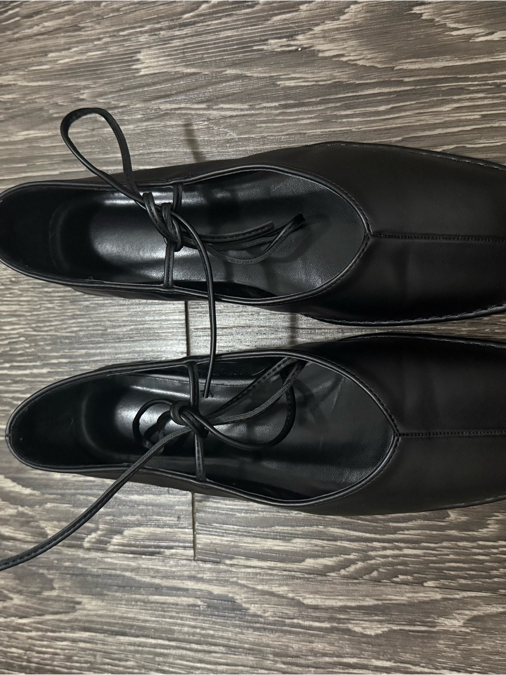 Black Lace-Up Men's Leather Dress Shoes